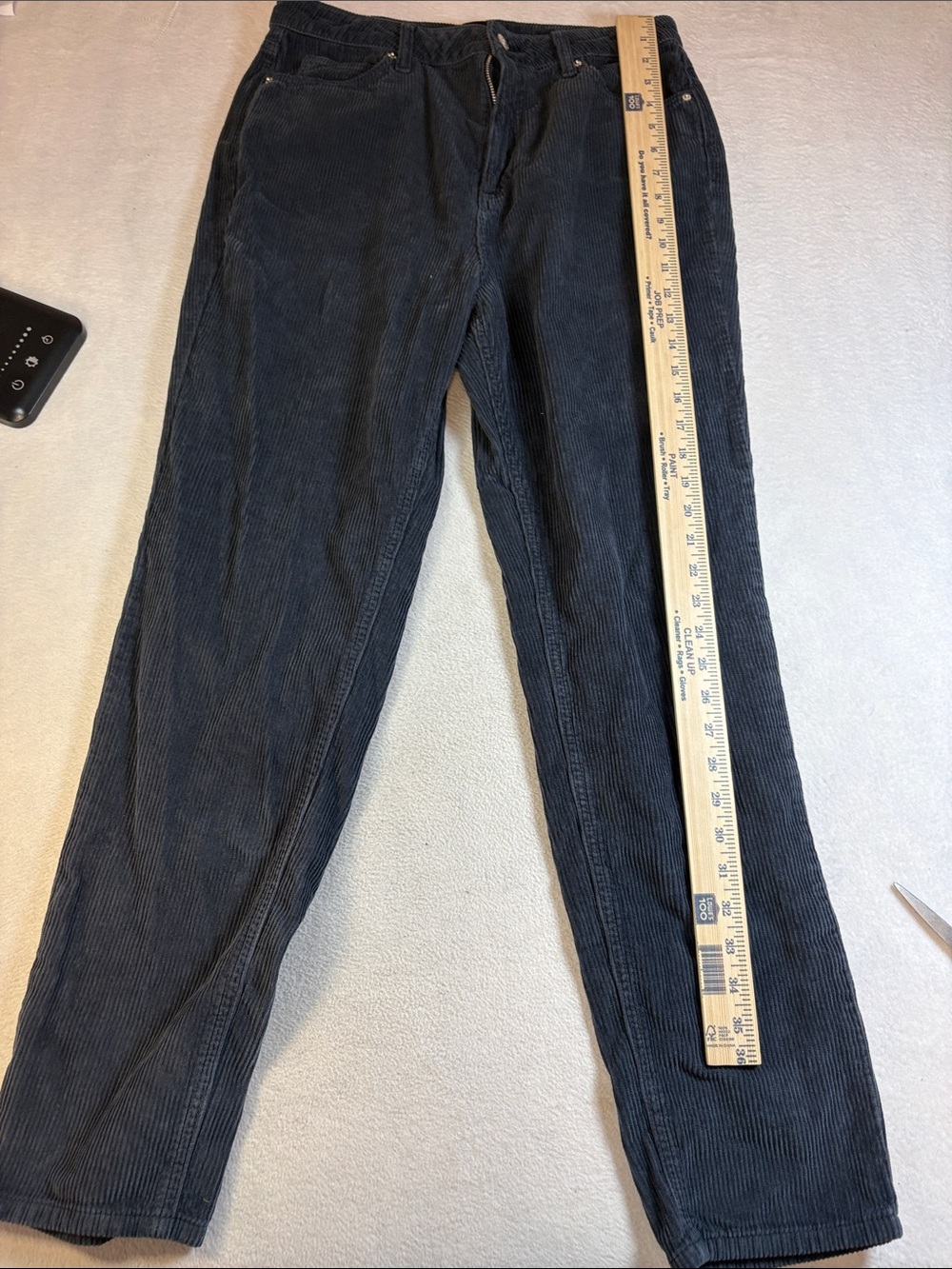 BDG Black Corduroy Mom High-Rise Pants
